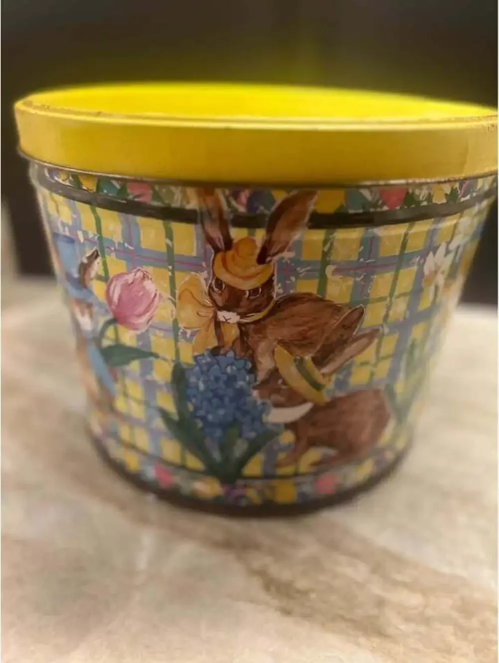 Vintage 1986 Enesco Easter Tin Bucket – Cheryl Johnson 